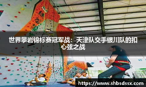 世界攀岩锦标赛冠军战：天津队交手银川队的扣心弦之战